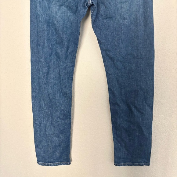 Everlane Selvedge Slim Fit Mens Jeans 33x32 Indigo Classic Straight Organic - Picture 7 of 11